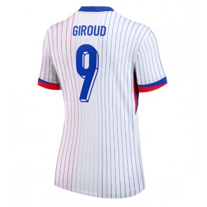 Billiga Frankrike Olivier Giroud #9 Bortatröja Dam EM 2024 Kortärmad